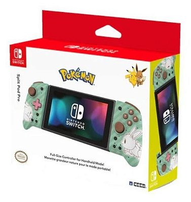 Split Pad Pro Hori Pikachu & Eevee Verde - Nintendo Switch