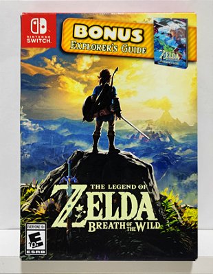The Legend of Zelda Breath of the Wild + Explorer's Guide - Nintendo Switch - Semi-Novo