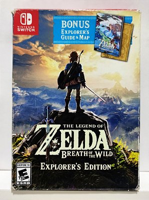 The Legend of Zelda Breath of the Wild Explorer's Edition - Nintendo Switch - Semi-Novo