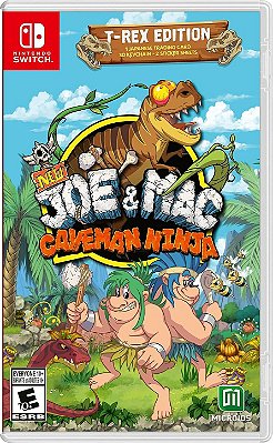 New Joe & Mac Caveman Ninja T-Rex Edition - Nintendo Switch