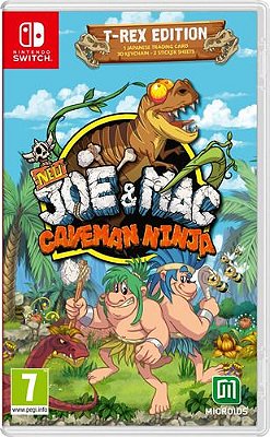 New Joe & Mac Caveman Ninja T-Rex Edition - Nintendo Switch