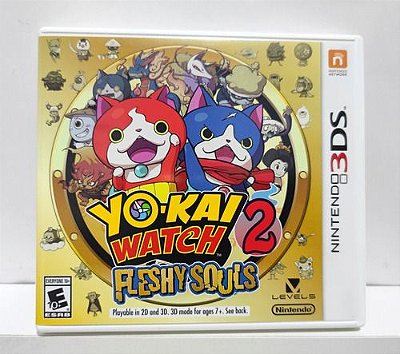Yo Kai Watch 2 Fleshy Souls - Nintendo 3DS - Semi-Novo