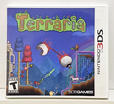 Terraria - Nintendo 3DS - Semi-Novo