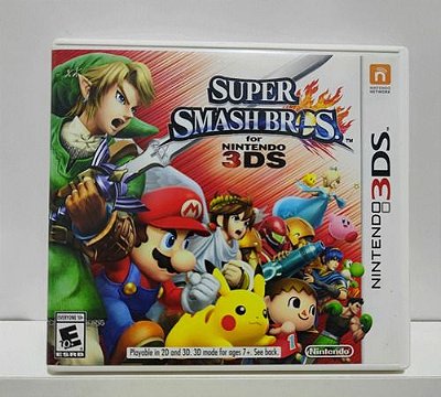 Super Smash Bros - Nintendo 3DS - Semi-Novo