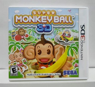 Super Monkey Ball 3D - Nintendo 3DS - Semi-Novo
