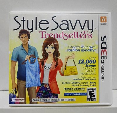Style Savvy Trendsetters - Nintendo 3DS - Semi-Novo