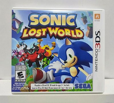Sonic Lost World - Nintendo 3DS - Semi-Novo