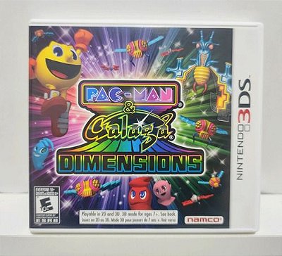 Pac Man & Galaga Dimensions - Nintendo 3DS - Semi-Novo