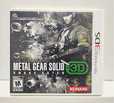 Metal Gear Solid Snake Eater 3D - Nintendo 3DS - Semi-Novo
