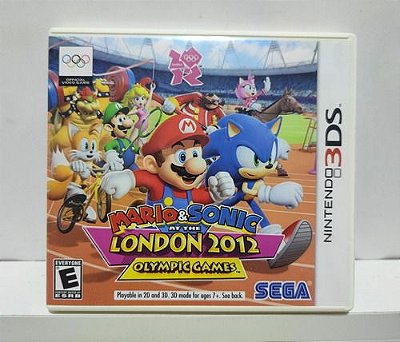 Mario & Sonic at the London 2012 Olympic Games - Nintendo 3DS - Semi-Novo