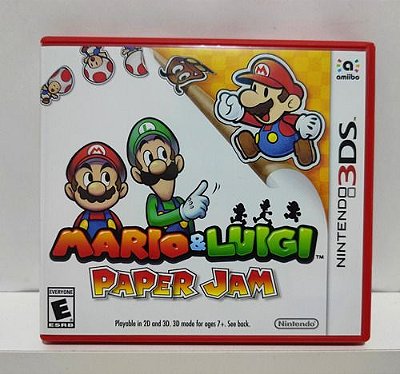 Mario & Luigi Paper Jam - Nintendo 3DS - Semi-Novo