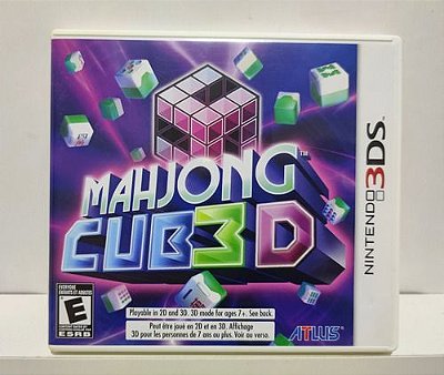 Mahjong Cub 3D - Nintendo 3DS - Semi-Novo