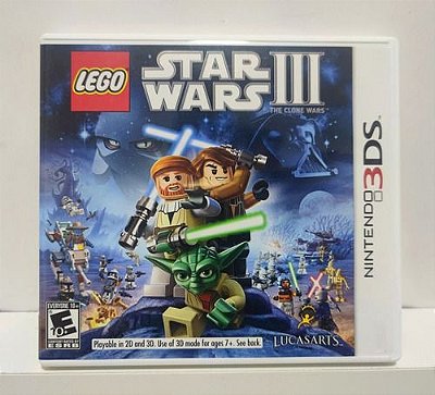Lego Star Wars III The Clone Wars - Nintendo 3DS - Semi-Novo