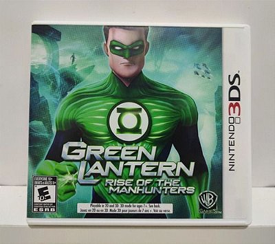 Green Lantern Rise of the Manhunters - Nintendo 3DS - Semi-Novo