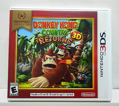 Donkey Kong Country Returns 3D - Nintendo 3DS - Semi-Novo
