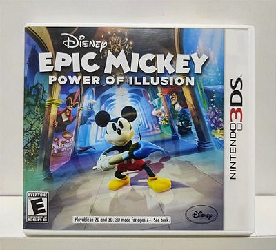 Disney Epic Mickey Power of Illusion - Nintendo 3DS - Semi-Novo