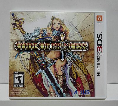 Code Of Princess - Nintendo 3DS - Semi-Novo