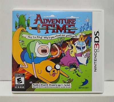 Adventure Time: Hey Ice King! Why'd You Steal Our Garbage - Nintendo 3DS - Semi-Novo