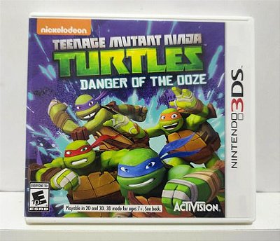 Teenage Mutant Ninja Turtles Danger Of The Ooze - Nintendo 3DS - Semi-Novo