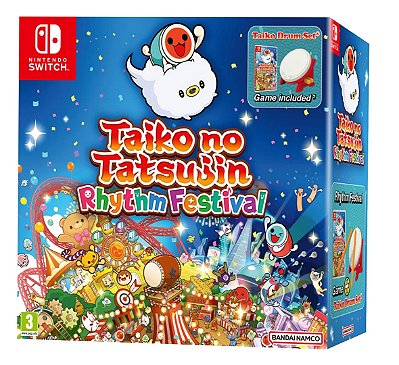 Taiko No Tatsujin Rhythm Festival Taiko Drum Set - Nintendo Switch