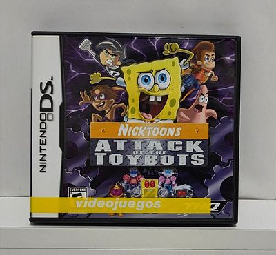 Nicktoons Attack of the Toybots - Nintendo DS - Semi-Novo