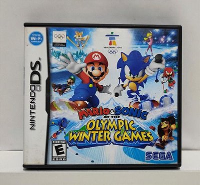 Mario & Sonic at the Olympic Winter Games Vancouver 2010 - Nintendo DS - Semi-Novo