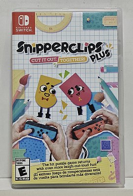 Snipperclips Plus Cut It Out Together - Nintendo Switch - Semi-Novo