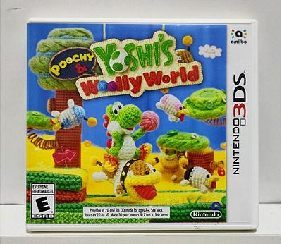 Poochy & Yoshi's Woolly World - Nintendo 3DS - Semi-Novo