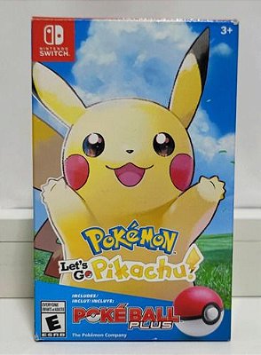 Pokémon Let's Go Pikachu + Pokeball Plus - Nintendo Switch - Semi-Novo