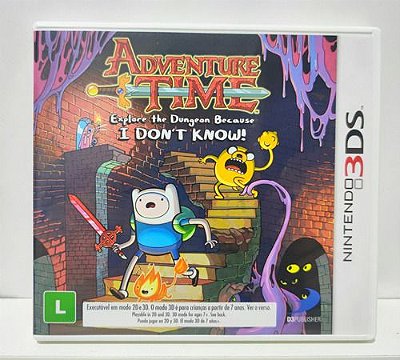 Adventure Time Explore the Dungeon Because I Don't Know - Nintendo 3DS - Semi-Novo
