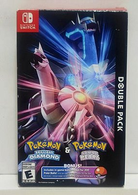 Pokemon Brilliant Diamond & Shining Pearl Double Pack - Nintendo Switch - Semi-Novo