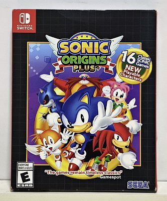 Sonic Origins Plus - Nintendo Switch - Semi-Novo