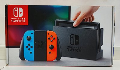 Nintendo Switch V1 Neon - Semi-Novo