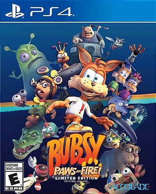 Bubsy Paws On Fire Limited Edition - PS4