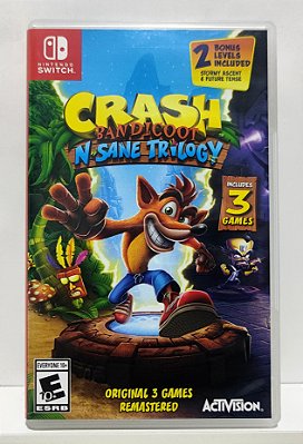 Crash Bandicoot N' Sane Trilogy - Nintendo Switch - Semi-Novo