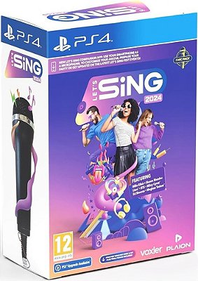 Let's Sing 2024 Bundle Microfone - PS4