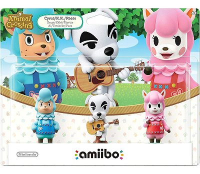 Amiibo Animal Crossing - Cyrus  / K.K. / Reese