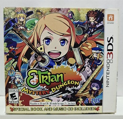 Etrian Mystery Dungeon Launch Edition - Nintendo 3DS - Semi-Novo