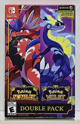 Pokémon Scarlet & Violet Double Pack - Nintendo Switch - Semi-Novo