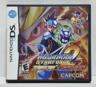 Mega Man StarForce 2 Zerker X Saurian - Nintendo DS - Semi-Novo