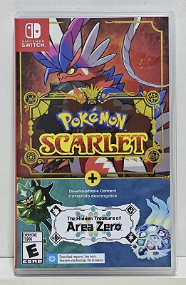 Pokemon Scarlet + The Hidden Treasure Of Area Zero - Nintendo Switch - Semi-Novo