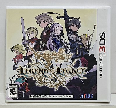 The Legend Of Legacy - Nintendo 3DS - Semi-Novo