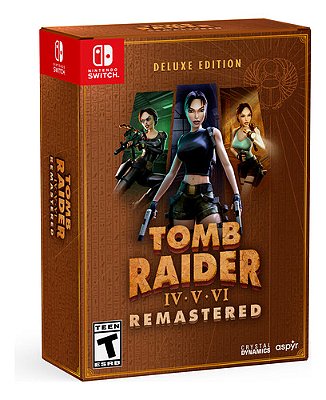 Tomb Raider IV-VI Remastered Starring Lara Croft Deluxe Edition - Nintendo Switch