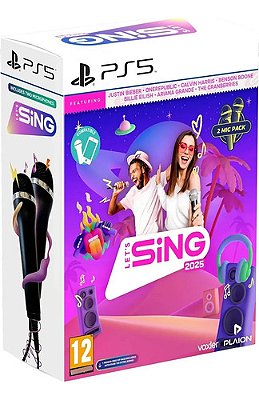 Let's Sing 2025 + 2 Microphones International Edition - PS5