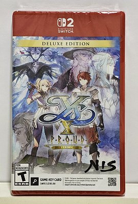 Ys X: Proud Nordics Deluxe Edition - Nintendo Switch 2 - Lacrado com Detalhe