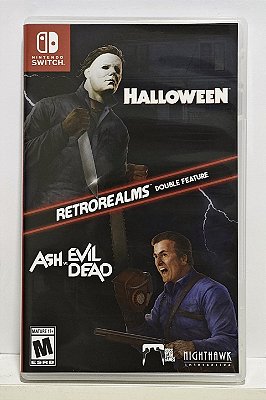 Retrorealms Double Feature: Halloween & Ash Vs Evil Dead - Nintendo Switch - Semi-Novo