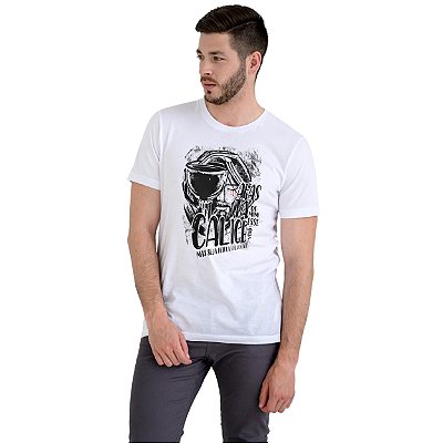 Camiseta Branca Masculina - Domínio Próprio