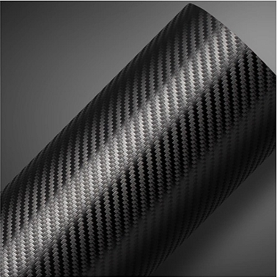 Adesivo Vinil Fibra De Carbono Envelopamento Capo Carro 69cm x 100cm