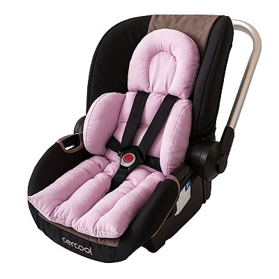 Apoio Redutor De Carrinho e Bebê Conforto Luxo Rosa
