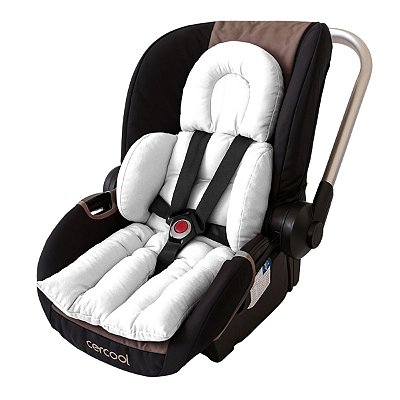Apoio Redutor De Carrinho e Bebê Conforto Luxo Branco